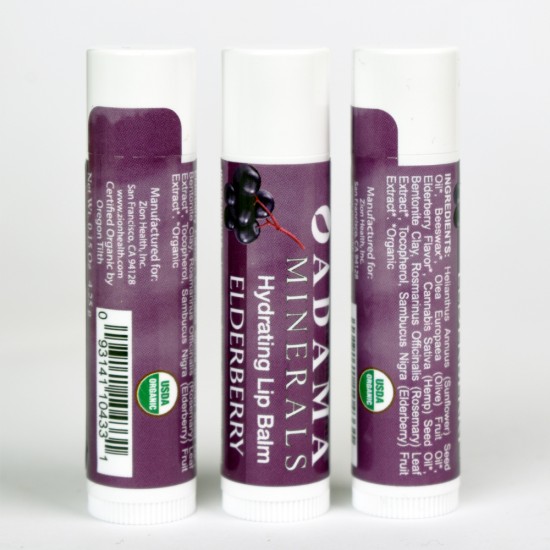 Adama Minerals Hydrating Lip Balm - Elderberry image