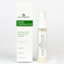 Acne Terminator - Adult Acne Cream - Non Irritation Zion Health Acne Terminator 093141100883 Acne Terminator - Adult Acne Cream - Non Irritation Zion Health Acne Terminator 093141100883