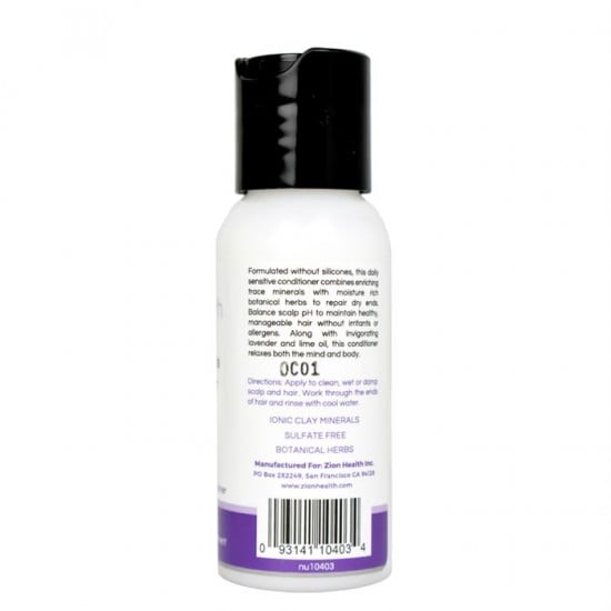 Zion Health Daily Sensitive Conditioner 2oz