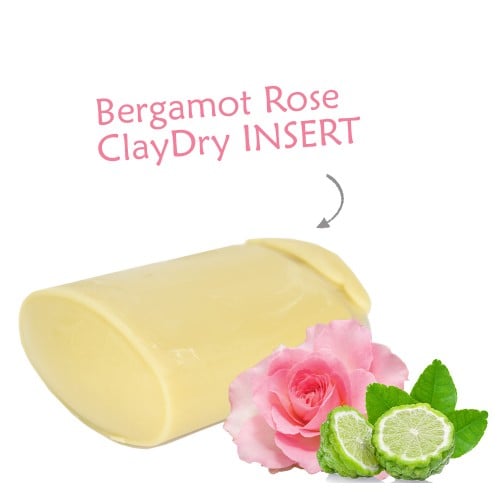 CLAYDRY™ BOLD Deodorant REFILL – Bergamot Rose