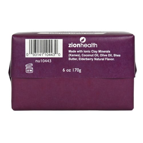 Ancient Clay Bar Soap - Elderberry 6oz Ancient Clay Bar Soap - Elderberry 6oz