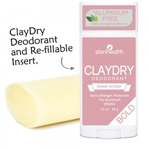 CLAYDRY™ BOLD Deodorant REFILL Bundle – Sweet Amber