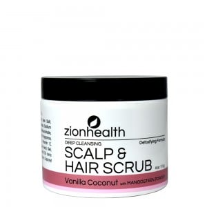 Deep Cleansing Scalp & Hair Scrub Vanilla Coconut with Mangosteen Powder