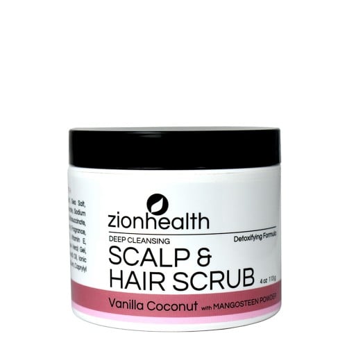 Deep Cleansing Scalp & Hair Scrub Vanilla Coconut with Mangosteen Powder