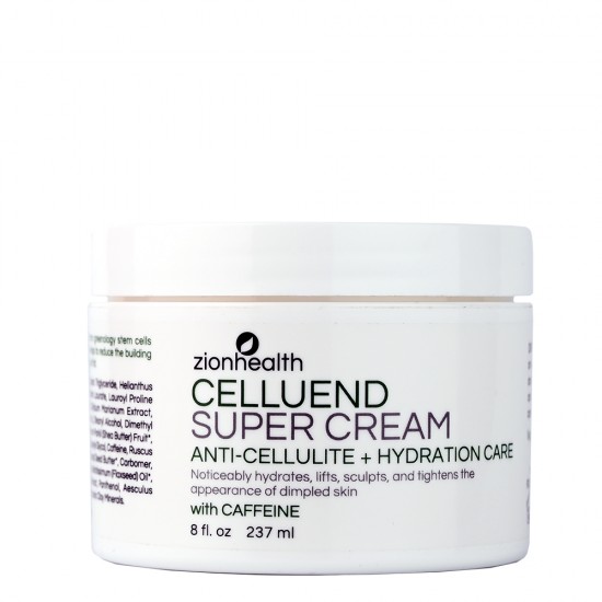 Zion Health Celluend Super Cream Anti-Cellulite + Hydration Care 8oz image