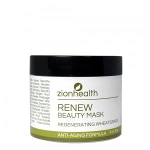 Wheatgrass Face Mask- Renew 2 oz. Wheatgrass Face Mask- Renew 2 oz.