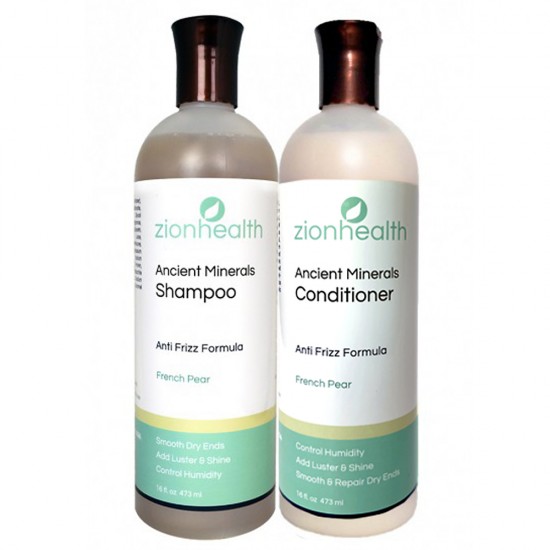 Adama Minerals Anti- Frizz Hair Care Package - Sweet Pear image