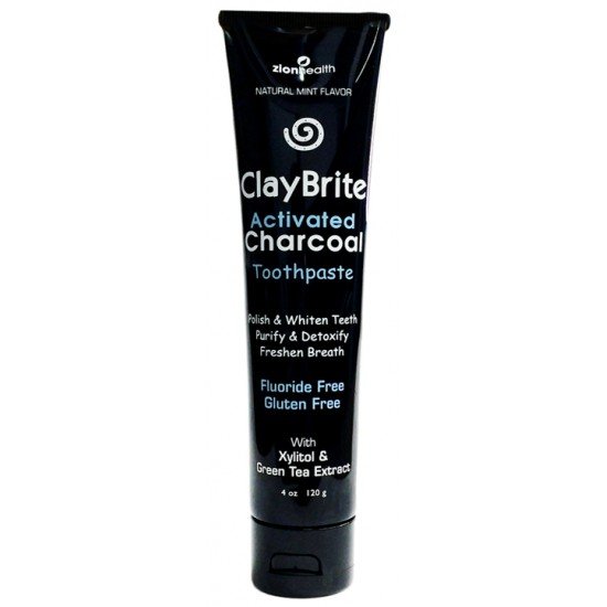 Claybrite Activated Charcoal Toothpaste - 4oz image