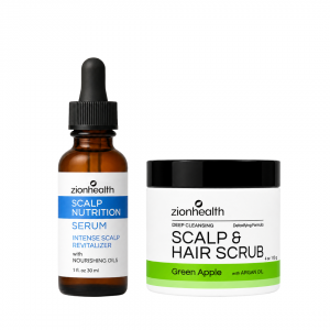 Scalp Nutrition Serum + Deep Cleansing Scalp & Hair Scrub Scalp Nutrition Serum + Deep Cleansing Scalp & Hair Scrub