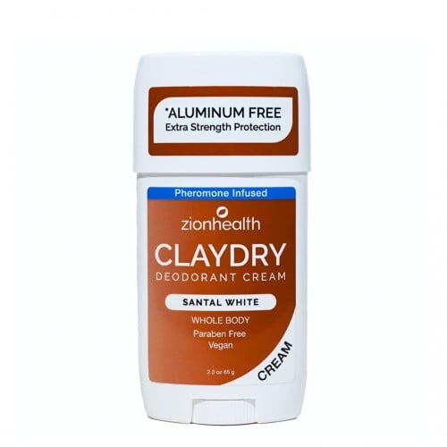 CLAYDRY™ CREAM Whole Body Deodorant - Santal White
