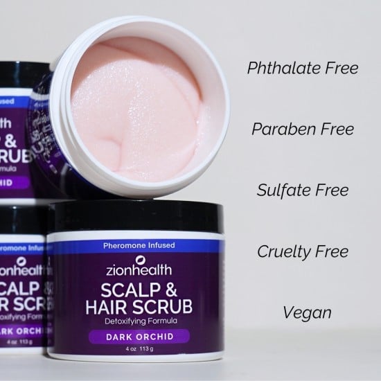 Deep Cleansing Scalp & Hair Scrub Pheromone Infused Dark Orchid