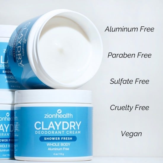 CLAYDRY™ CREAM Whole Body Deodorant - Shower Fresh CLAYDRY™ CREAM Whole Body Deodorant - Shower Fresh