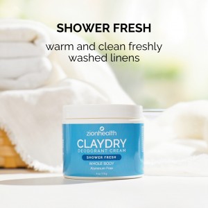 CLAYDRY™ CREAM Whole Body Deodorant - Shower Fresh