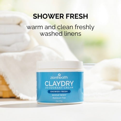 CLAYDRY™ CREAM Whole Body Deodorant - Shower Fresh
