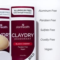 CLAYDRY™ BOLD Deodorant – Black Cherry CLAYDRY™ BOLD Deodorant – Black Cherry