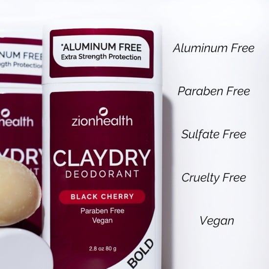 CLAYDRY™ BOLD Deodorant – Black Cherry CLAYDRY™ BOLD Deodorant – Black Cherry