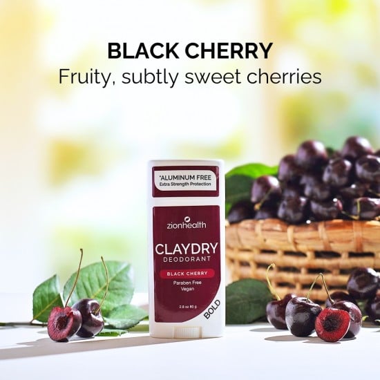 CLAYDRY™ BOLD Deodorant – Black Cherry CLAYDRY™ BOLD Deodorant – Black Cherry
