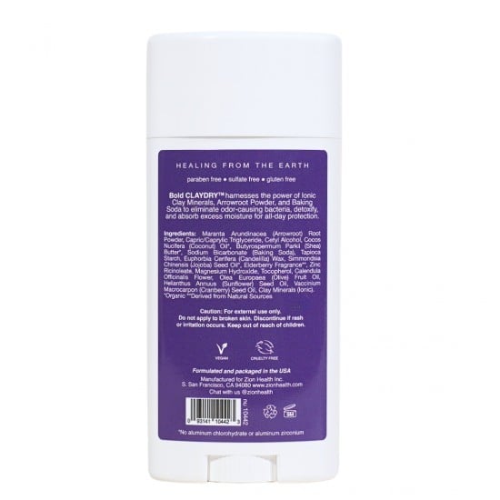 CLAYDRY™ BOLD Deodorant – Elderberry