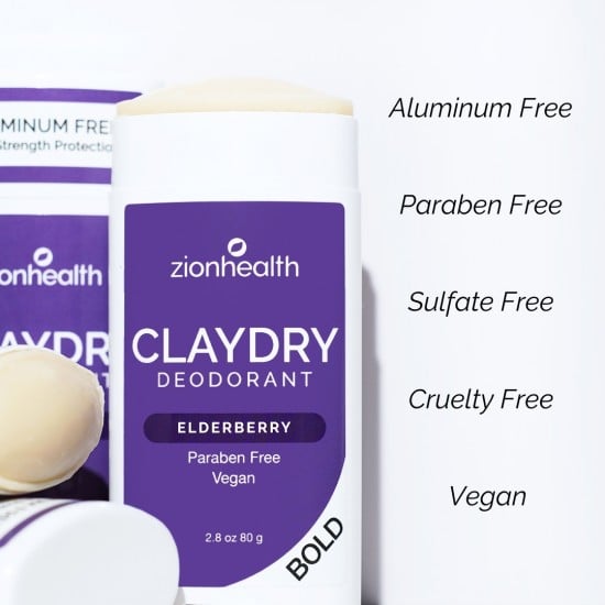 CLAYDRY™ BOLD Deodorant – Elderberry