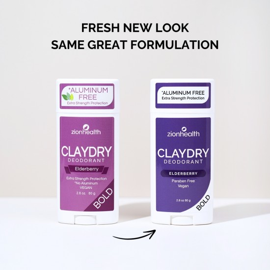 CLAYDRY™ BOLD Deodorant – Elderberry