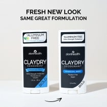CLAYDRY™ BOLD Deodorant – Charcoal Mint