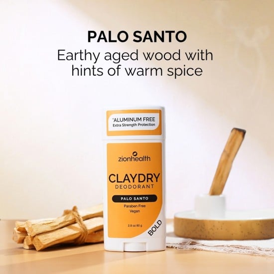 CLAYDRY™ BOLD Deodorant – Palo Santo