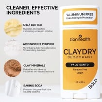CLAYDRY™ BOLD Deodorant – Palo Santo CLAYDRY™ BOLD Deodorant – Palo Santo