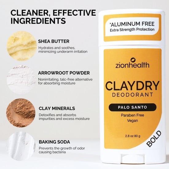 CLAYDRY™ BOLD Deodorant – Palo Santo CLAYDRY™ BOLD Deodorant – Palo Santo