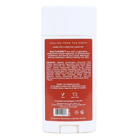 CLAYDRY™ BOLD Deodorant – Santal White