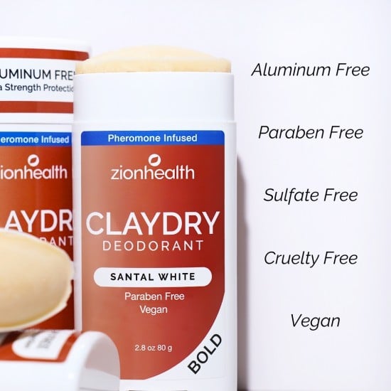 CLAYDRY™ BOLD Deodorant – Santal White