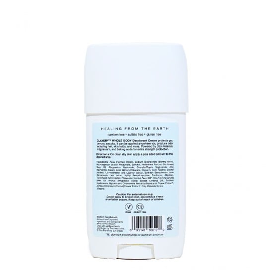 CLAYDRY™ CREAM Whole Body Deodorant - Fragrance Free CLAYDRY™ CREAM Whole Body Deodorant - Fragrance Free