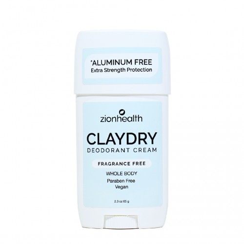 CLAYDRY™ CREAM Whole Body Deodorant - Fragrance Free