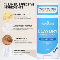 CLAYDRY™ BOLD Deodorant – Shower Fresh