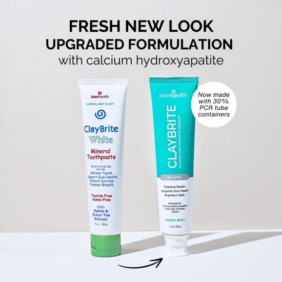 CLAYBRITE™ Toothpaste White CLAYBRITE™ Toothpaste White