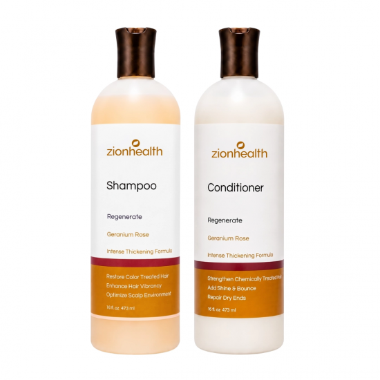 Adama Minerals Regenerate Hair Care Package - Geranium Rose Adama Minerals Regenerate Hair Care Package - Geranium Rose