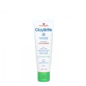 CLAYBRITE™ White Toothpaste Travel Sized 