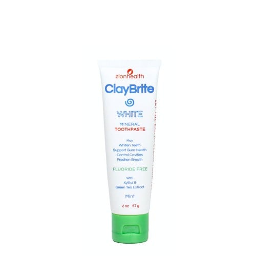 CLAYBRITE™ White Toothpaste Travel Sized 