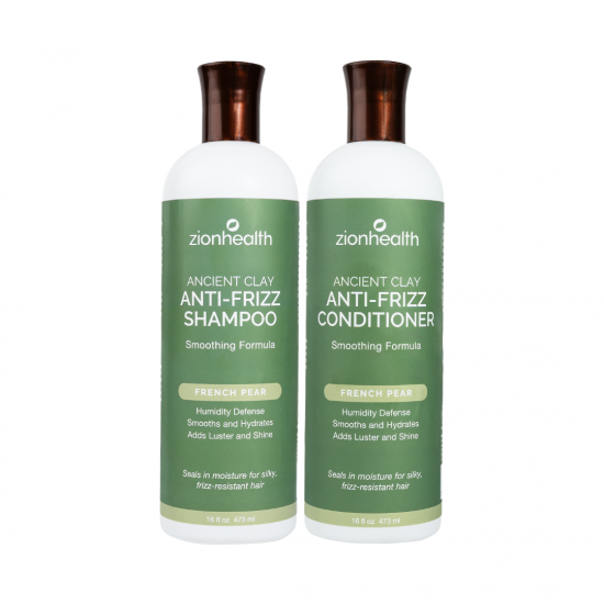 Adama Minerals Anti- Frizz Hair Care Package - French Pear