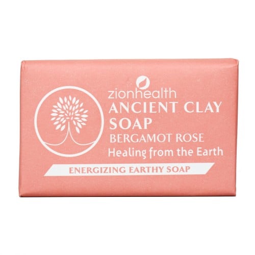 Ancient Clay Bar Soap - Bergamot Rose 6oz