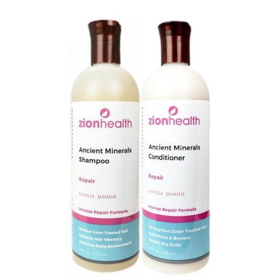 Zionhealth Vanilla Jasmine Repair Hair Care Package - 16oz Zionhealth Vanilla Jasmine Repair Hair Care Package - 16oz