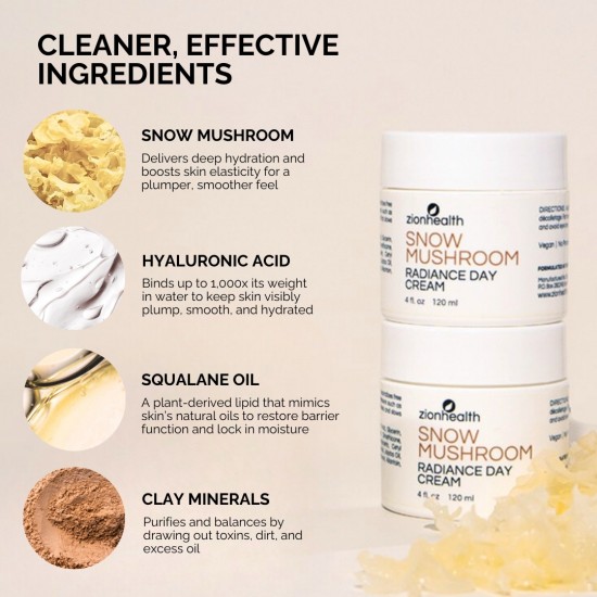 Snow Mushroom Radiance Day Cream 4oz