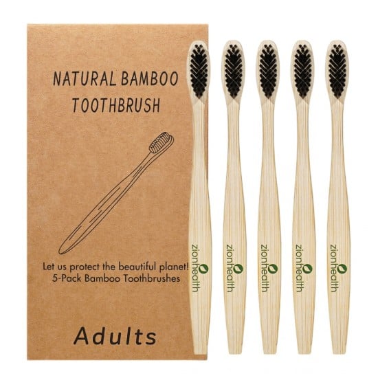 Soft Bristle Bamboo Toothbrush - 5 pack Soft Bristle Bamboo Toothbrush - 5 pack
