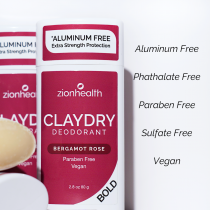 CLAYDRY™ BOLD Deodorant – Bergamot Rose