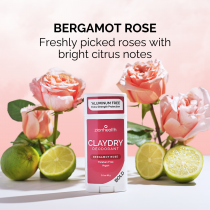 CLAYDRY™ BOLD Deodorant – Bergamot Rose