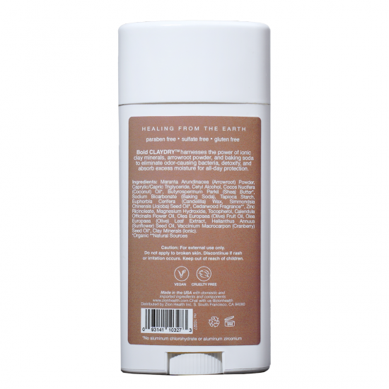 CLAYDRY™ BOLD Deodorant – Cedarwood CLAYDRY™ BOLD Deodorant – Cedarwood