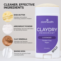 CLAYDRY™ BOLD Deodorant – Lavender CLAYDRY™ BOLD Deodorant – Lavender