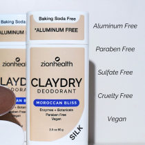 CLAYDRY™ SILK Natural Deodorant – Moroccan Bliss CLAYDRY™ SILK Natural Deodorant – Moroccan Bliss