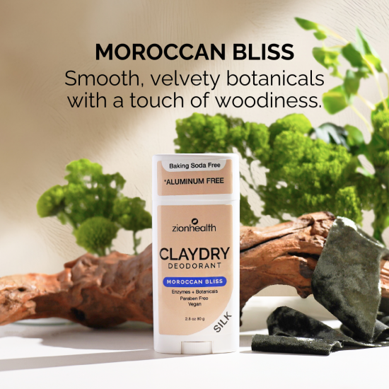 CLAYDRY™ SILK Natural Deodorant – Moroccan Bliss CLAYDRY™ SILK Natural Deodorant – Moroccan Bliss
