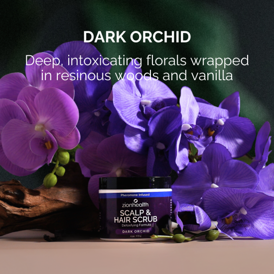 Deep Cleansing Scalp & Hair Scrub Pheromone Infused Dark Orchid