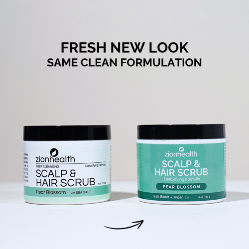 Deep Cleansing Scalp & Hair Scrub Pear Blossom with Sea Salt Deep Cleansing Scalp & Hair Scrub Pear Blossom with Sea Salt